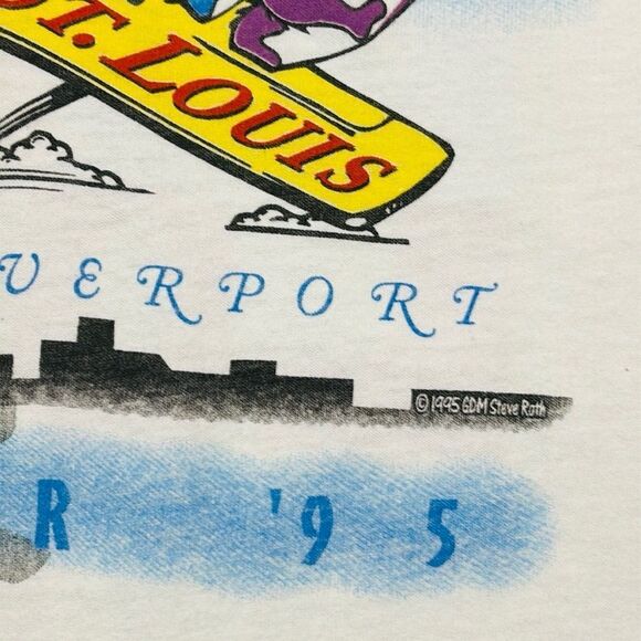 Vintage Grateful Dead 1995 Riverport Spirit St. Louis Summer Tour Shirt - Picture 5 of 6